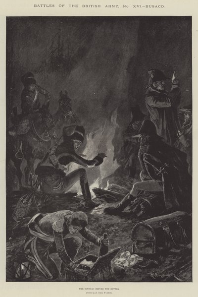 Battles of the British Army, Busaco by Richard Caton Woodville junior